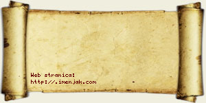 Dina Veljković vizit kartica